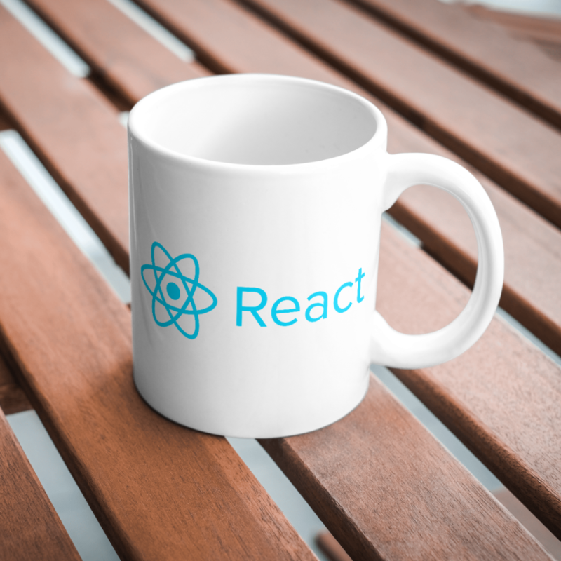 Taza de logo de React
